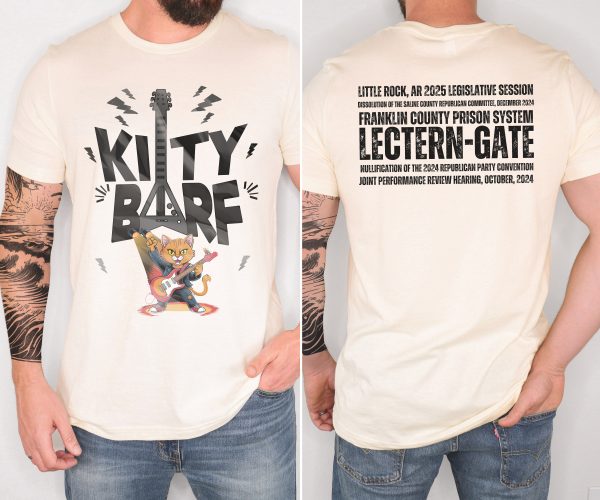 Kitty Barf Grey Guitar - Bella Canvas 3001 - Unisex Short Sleeve Tee - Image 12