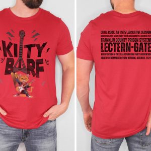 Kitty Barf Grey Guitar - Bella Canvas 3001 - Unisex Short Sleeve Tee