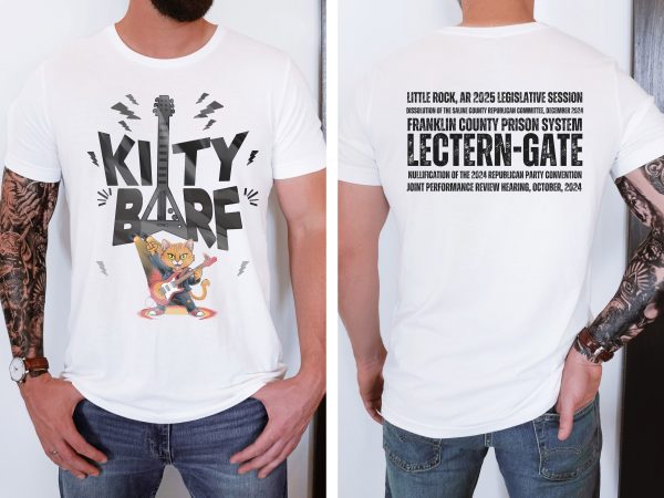 Kitty Barf Grey Guitar - Bella Canvas 3001 - Unisex Short Sleeve Tee - Image 5