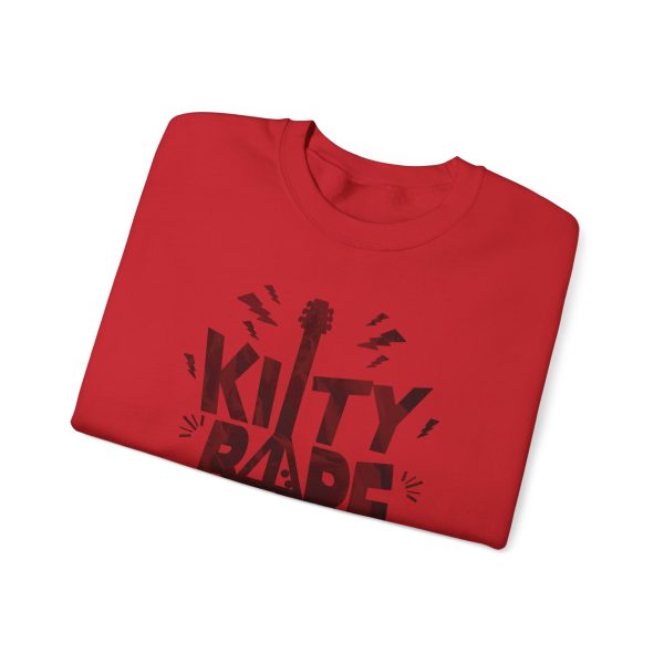 Kitty Barf Grey Guitar - Unisex Heavy Blend™ Crewneck Sweatshirt Gildan 18000 - Image 18