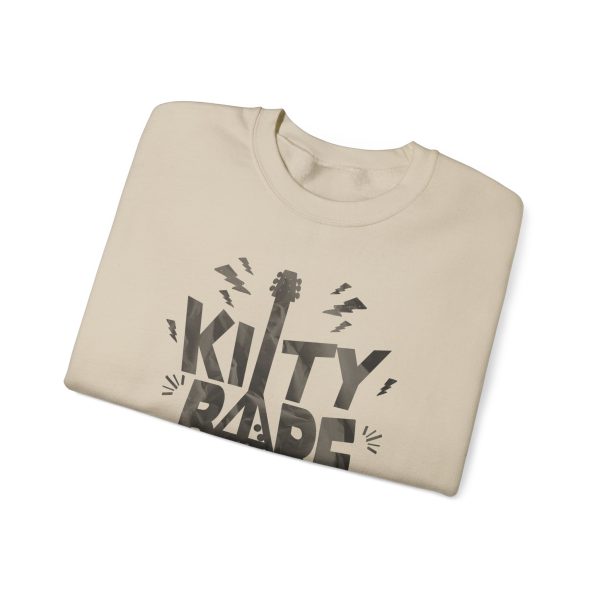Kitty Barf Grey Guitar - Unisex Heavy Blend™ Crewneck Sweatshirt Gildan 18000 - Image 11