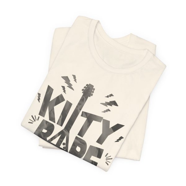 Kitty Barf Grey Guitar - Bella Canvas 3001 - Unisex Short Sleeve Tee - Image 15