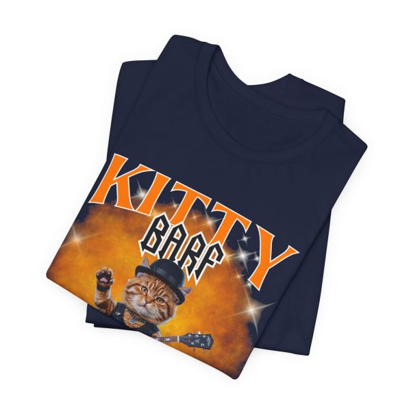 Kitty Barf Rock Real Cat - Bella Canvas 3001 - Unisex Short Sleeve Tee - Image 2