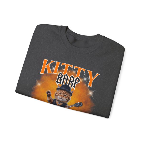 Kitty Barf Rock Real Cat - Unisex Heavy Blend™ Crewneck Sweatshirt Gildan 18000 - Image 24