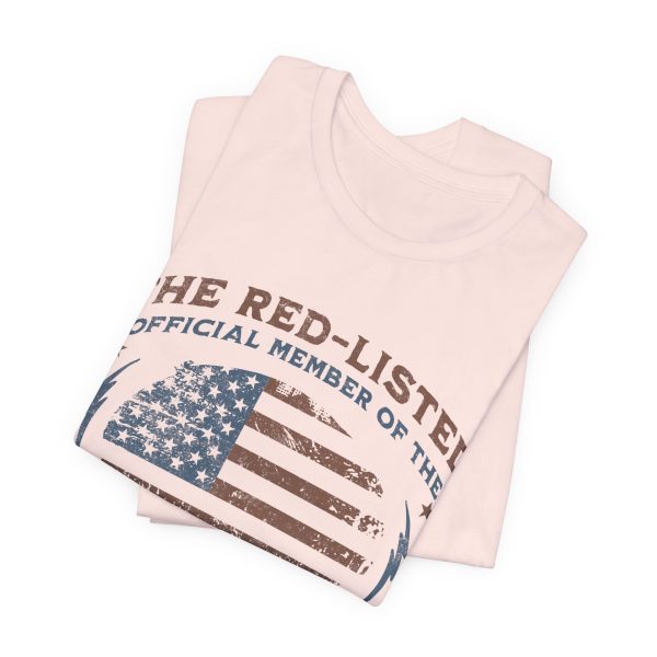 The Red Listed Official Member of The Republican Rejects Club – Bella Canvas 3001 – Unisex Short Sleeve Tee - Image 8