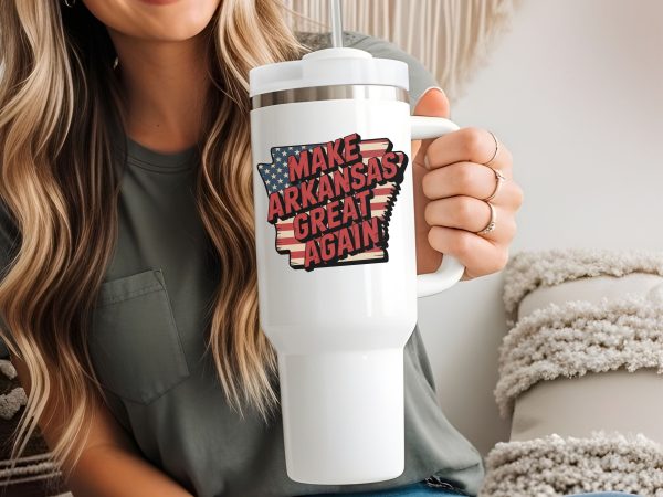 Make Arkansas Great Again 40oz Tumbler - Image 2