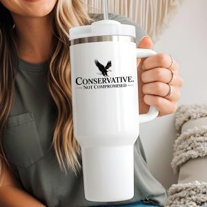 Conservative Not Compromised Fire the Rinos – 40oz Tumbler