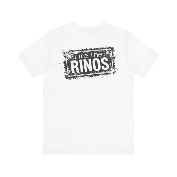 Conservative Not Compromised Fire the Rinos Stamp - Bella Canvas 3001 - Unisex Short Sleeve Tee - Image 9