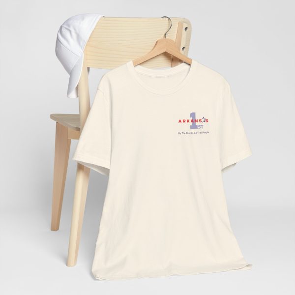 Fire the Fakes Flag Fix the State Arkansas 1st - Bella Canvas 3001 - Unisex Short Sleeve Tee - Image 3