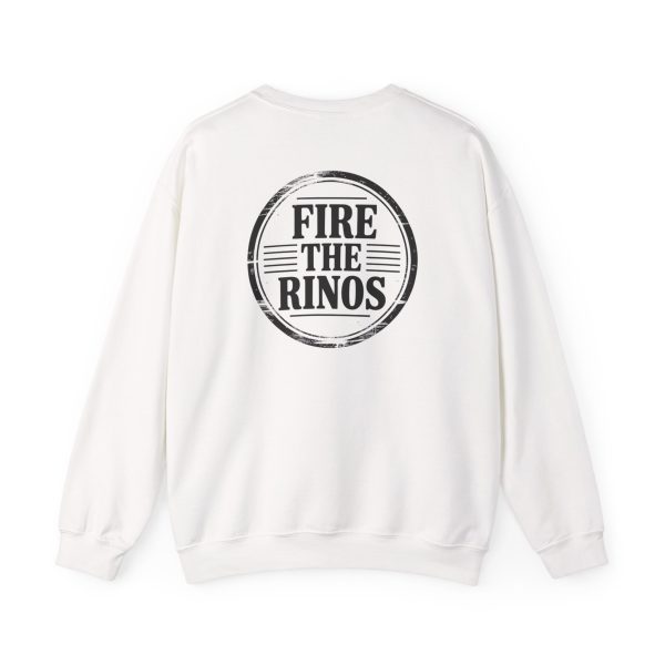 Conservative Not Compromised Fire the Rinos - Unisex Heavy Blend™ Crewneck Sweatshirt Gildan 18000 - Image 4