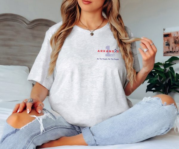 Fire the Fakes Flag Fix the State Arkansas 1st - Bella Canvas 3001 - Unisex Short Sleeve Tee - Image 11