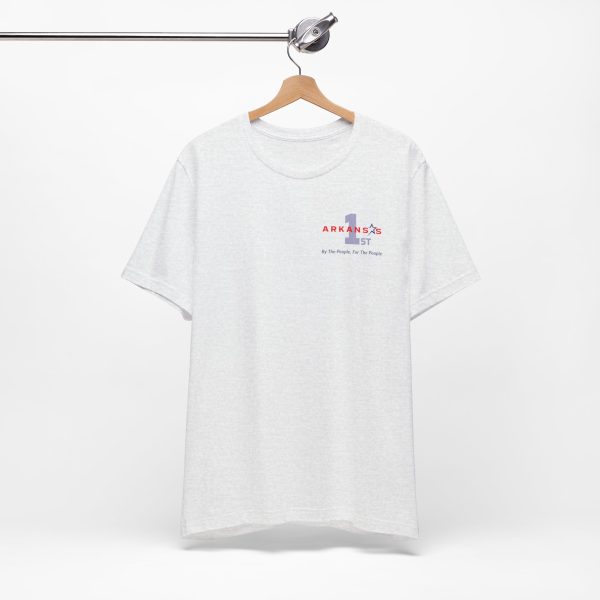 Fire the Fakes Flag Fix the State Arkansas 1st - Bella Canvas 3001 - Unisex Short Sleeve Tee - Image 14
