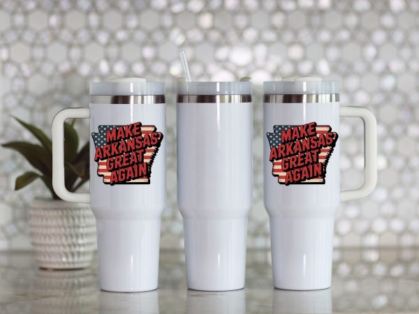 Make Arkansas Great Again 40oz Tumbler - Image 4