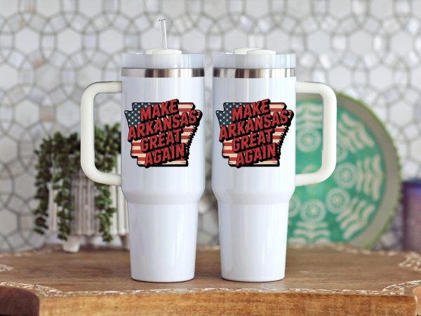 Make Arkansas Great Again 40oz Tumbler - Image 5