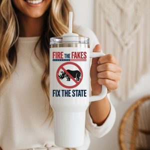Arkansas 1st  – Fire the Fakes Fix the State 40oz Tumbler