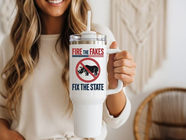 Arkansas 1st  – Fire the Fakes Fix the State 40oz Tumbler