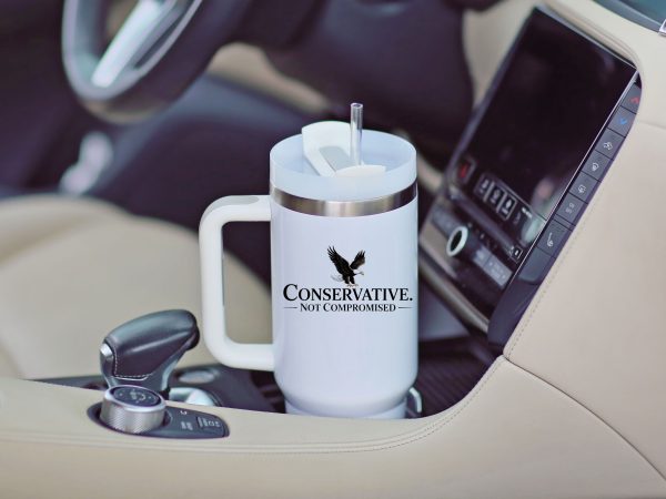 Conservative Not Compromised Fire the Rinos – 40oz Tumbler - Image 5